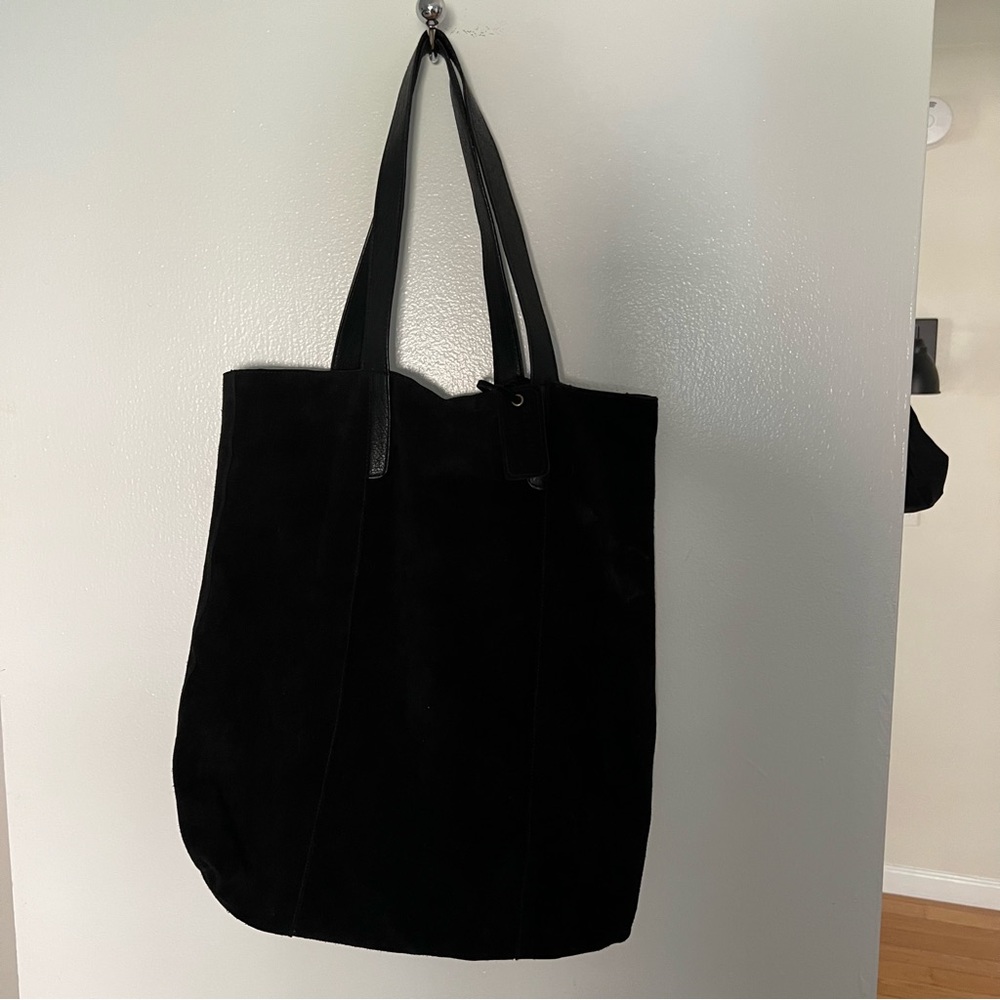 Real suede bag - hardly used, brand new condition